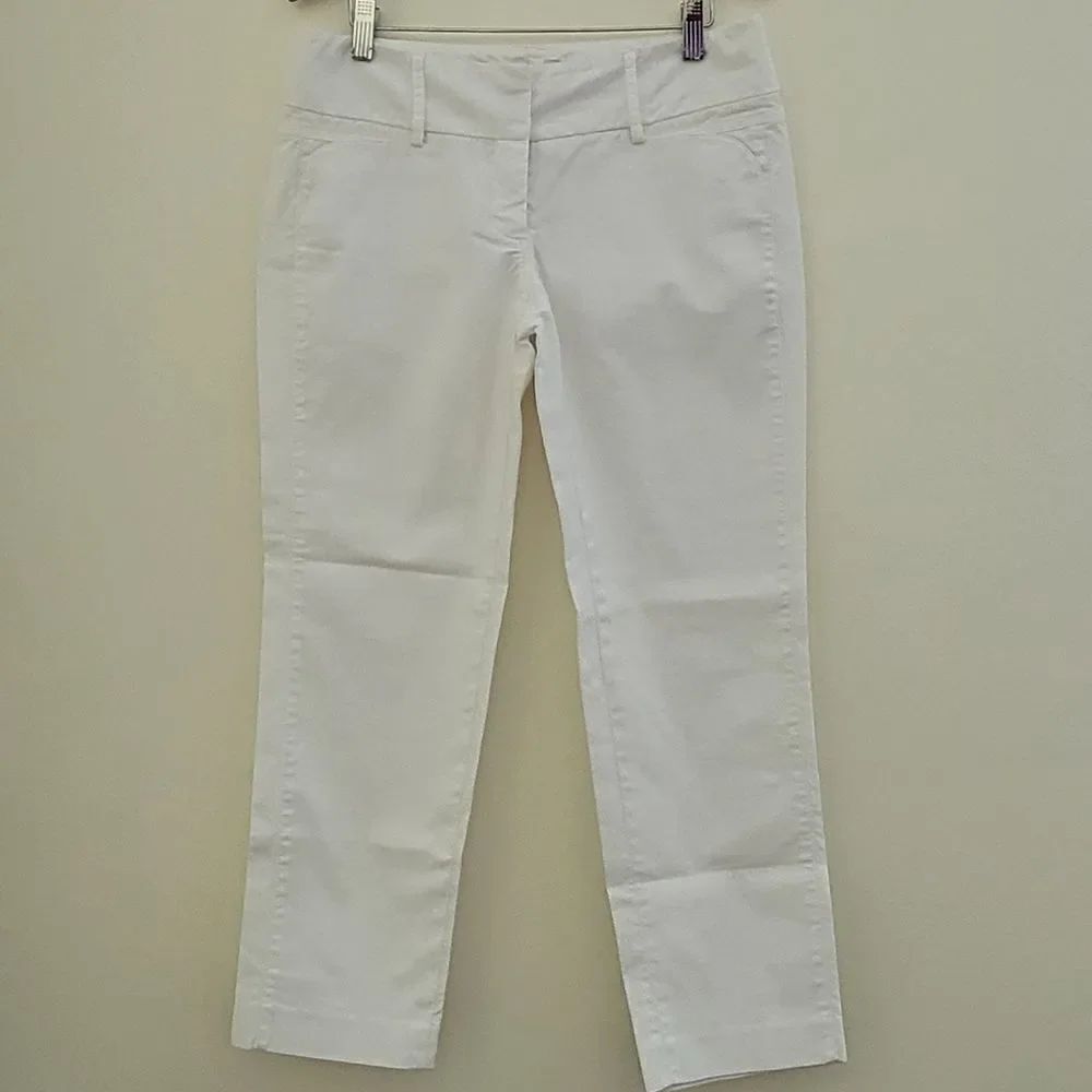 Cynthia Steffe white pique pants sz 6